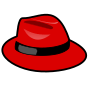 Logo des Blogs: Ein roter Fedora (Hut)